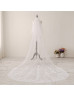 Ivory Two Tier Lace Cathedral Wedding Veil Bridal Veil